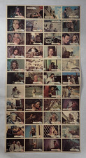 THE BIONIC WOMAN - Rare 1976 Donruss Uncut Card Sheet - Cards 1-44 picture