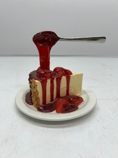 Vtg 1986 Frozen Moments Aspen Geoffrey Rose Plate Cheesecake Food Art Sculpture picture