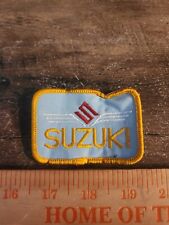 Vintage Suzuki Sew On Embroidered Patch Rectangular  picture