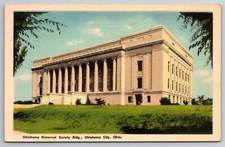 Vintage Postcard OK Oklahoma Historical Society Bldg c1948 -828 picture