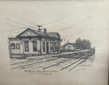 Old Winton Place Railroad Station Cinn OH By Geneva South 1972 picture