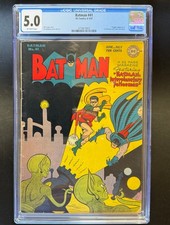 BATMAN #41 CGC 5.0 - 1st Sci-Fi Cover EXCEL Reg/Colors - NEW CGC Case picture