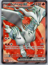 RESHIRAM EX 158/086 WHITE FLARE NM/M picture