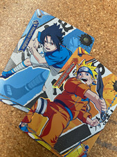 Panini Naruto Trading Card Lot 2 Cards Sasuke Uchiha Naruto Uzumaki 2010 picture