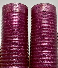 Vintage Hunt Wilde Purple Sparkle Grips Glitter Violet USA Made Muscle Bike Pair picture