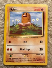 Pokemon Card Diglett # 47/102 Near Mint 1999 Base Set picture