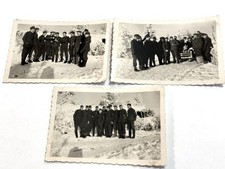 WW2 WWII Original Photos German Soldiers X 3 Photos picture