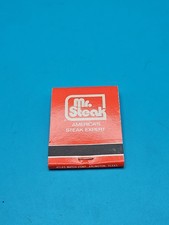 Vintage Mr. Steak Restaurant Matchbook- Unstruck picture