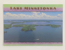 Aerial View of Lake Minnetonka Minneapolis and Saint Paul Minnesota Postcard picture