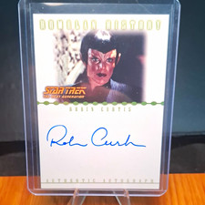 RITTENHOUSE STAR TREK TNG/NEMESIS ROMULAN HISTORY RA11 ROBIN CURTIS AUTO picture