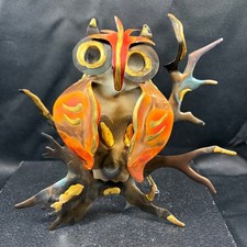 Vintage Brutalist Owl Sculpture Metal Enamel Mid Century Modern Art 6