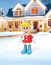 4 FT ANIMATED KAREN FROM FROSTY THE SNOWMAN CHRISTMAS PROP picture