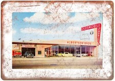 Albertson Bros Oldsmobile 1954 Vintage Ad Retro Look Metal Sign A5360 picture