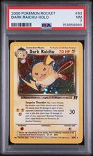 2000 POKEMON ROCKET #83 DARK RAICHU-HOLO PSA 7 picture