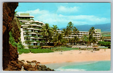 c1960s Sheraton Maui Kaanapali Beach Maui Hawaii Vintage Postcard picture