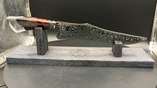 Hand made 10” Damascus BBQ Knife – 280 Layers – 1084/15N20 – Resin Handle picture