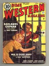 Dime Western Magazine Pulp Apr 15 1935 Vol. 10 #1 VG- 3.5 picture