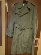1976 Men's Army Green Quarpel Raincoat - size 42S picture