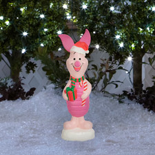 Disney Piglet Winnie The Pooh Christmas Blow Mold Light Up Holiday Decor Gemmy picture