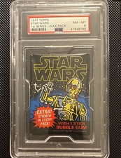 1977 TOPPS PSA 8 STAR WARS SERIES 1 WAX PACK POSSIBLE #1 LUKE SKYWALKER RC picture