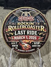 Hollywood Studios official Aerosmith’s Last Ride Coin picture