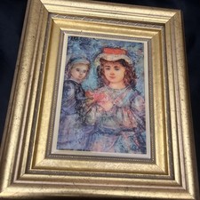 Vintage Edna Hibel (Flowergirl) For Sale Is A Gorgeous,authan picture