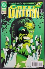 Green Lantern #49  NM+  Iconic Hal Jordan w/Multiple Rings Cover  DC Comics 1994 picture