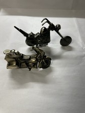 2 Vintage Harley Davidson Motorcycle  Table Lighters, Cigarette Lighters picture