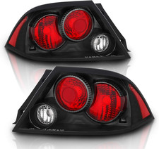 Black Replacement Brake Taillights Set for Mitsubishi Lancer - Passenger and Dri picture