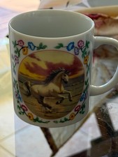 NIB PRINCETON GALLERY BY RUTH SANDERSON Set of 4 ENCHANTED WORLD OF UNICORN MUGS picture