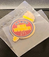 Vintage 1988 McDonald's U.S. Wins Crew Winner Employee Lapel Pin picture