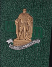 William and Mary College 1950 The Colonial Echo Yearbook Williamsburg VA picture
