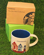 Starbucks NEW You Are Here Strasbourg 2016 Mug White/Blue/Red picture