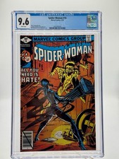 SPIDER-WOMAN #16 CGC 9.6 White PAGES All You Need Is Hate Issue picture