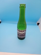 Vintage Yummy Grapefruit Drink 7 Oz Green ACL Soda Bottle Wenatchee Washington picture