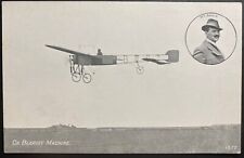 Mint RPPC Real Picture Postcard Early Aviation McArdle On Bleriot Machine picture