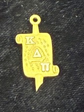 VINTAGE 10K YELLOW GOLD PHI DELTA KAPPA SORORITY KEY PENDANT 1958 SUNY picture