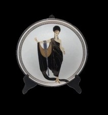 Pretty VTG House of Erte Art Deco Limited Edition Women Plate Franklin Glamour picture