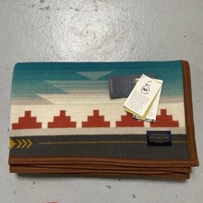 Pendleton x Nike N7 Wool Jacquard American Indian Blanket Made USA NWT 32”x44” picture