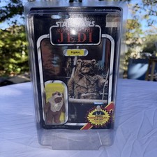 1984 Kenner Star Wars ROTJ Paploo Action Figure 79 Back MOC - in Star Case picture