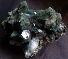 AWESOME MARSHY GREEN APOPHYLLITE CRYSTALS FORMATION MINERALS SPECIMENS picture