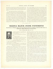 1903 Story & Pics: Historic Rochester New York Street Paving & Design - Complete picture