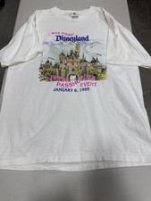 Vintage 1995 Disneyland Annual Passholder Event I Was There T-Shirt One Size USA picture