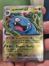 Pokemon CCG Bisaflor Ex Custom CCG Card In Excellent Condition Pokemon CCG Card picture