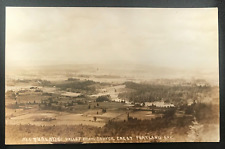 antique REAL PHOTO POSTCARD  TULATIN Valley from Council Crest, PORLAND, OR picture