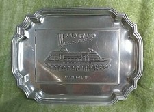 VINTAGE 1991 NORDIC EMPRESS PEWTER CRUISE SHIP Platter Award     picture