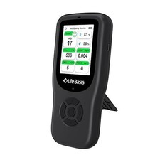 Life Basis Air Quality Monitor Indoor, 11-in-1 Air Quality Detector w. Stand picture