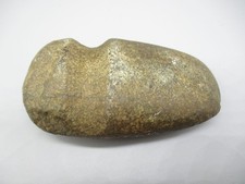 Native American Stone Axe Head Full Groove Hard Stone Tool Artifact picture