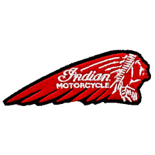 Indian Motorcycle Biker Patch Embroidered  Iron or Sew On  4