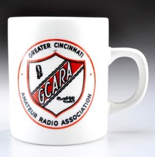 Vintage RARE Greater Cincinnati Amateur Radio Association Coffee Mug - Cup picture
